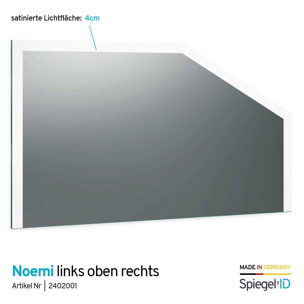 Spiegelglas rechts Dyna (Y22/230) '01-'05 Origineel nieuw