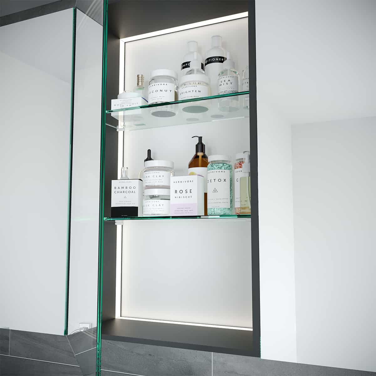 Spiegelschrank Rückwand matt weiß Spiegelschrank Rückwand matt weiß