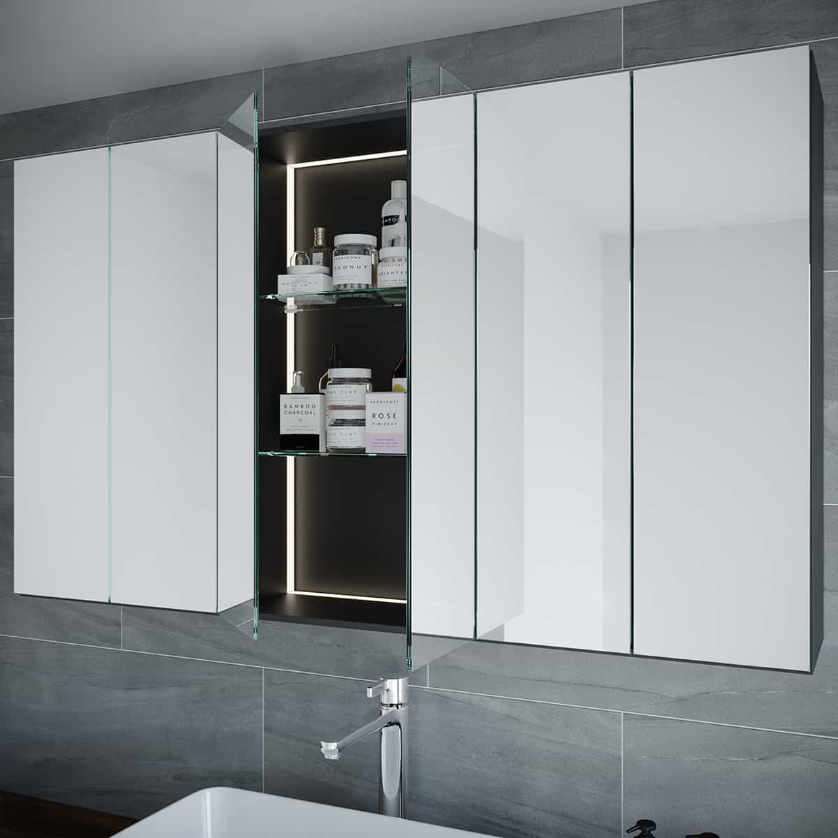 Spiegelschrank 6-türig Spiegelschrank 6-türig