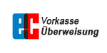 Zahlungsart Vorkasse Überweisung